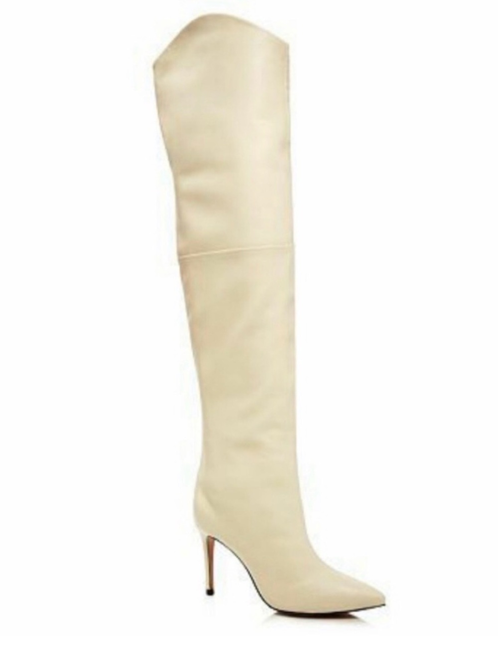 SCHUTZ Ana Maria LeatherThigh High Cream Boots- NIB! - Picture 4 of 13